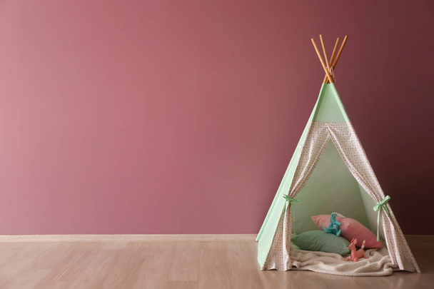 Gyerekeknek-gyermek szoba hangulatos játék sátor - Fotó, kép