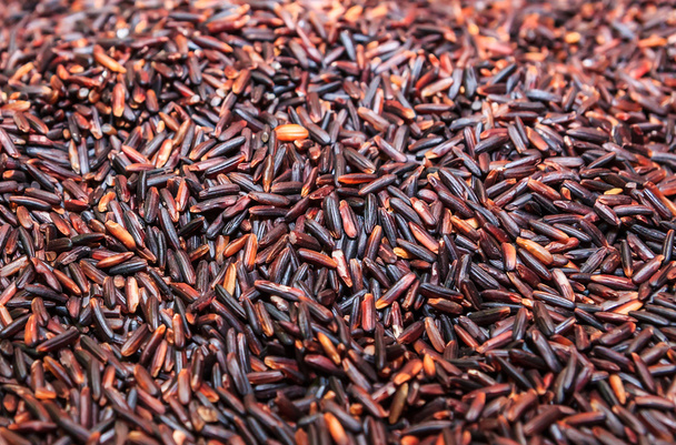 black rice background - Foto, Bild