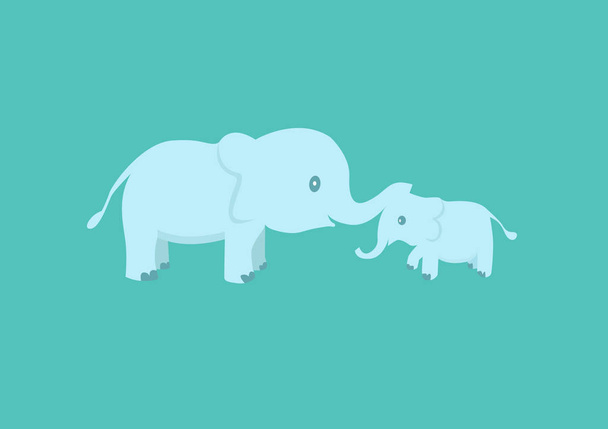 Love elephant vector design - Vector, Image