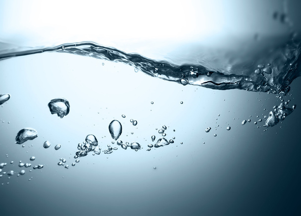 Air bubbles in water. - Valokuva, kuva