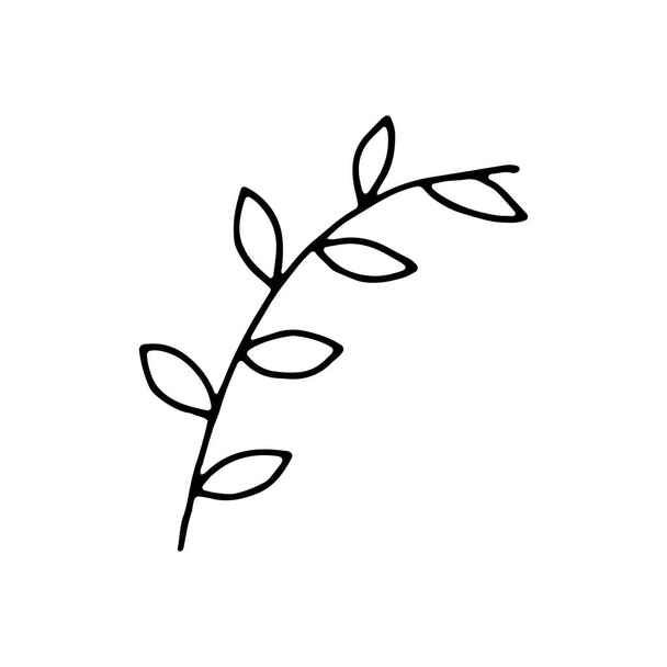 sprout icon. sketch isolated object. - Vector, Imagen