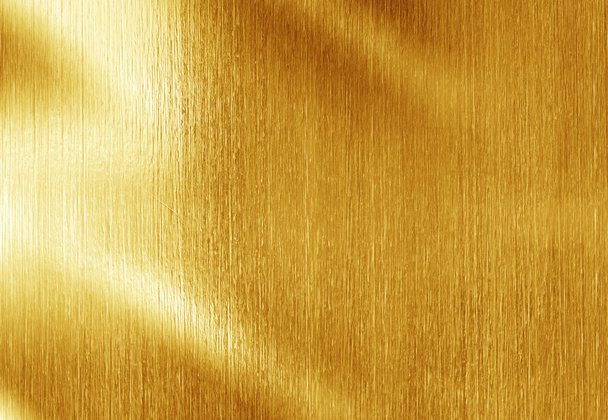 glänzendes Metall Gold Edelstahl Industrie Hintergrund Muster - Foto, Bild