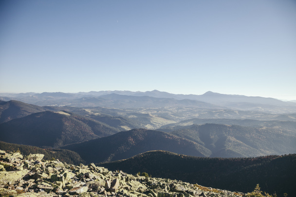 antenni näkymä kauniille vuorille maisema, Karpaatit, Ukraina
 - Valokuva, kuva