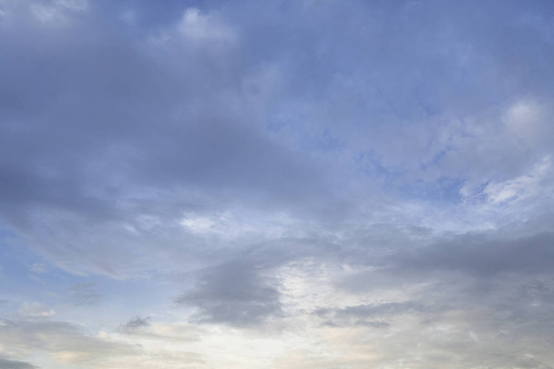 Clouds against blue sky as background. - Foto, Imagem