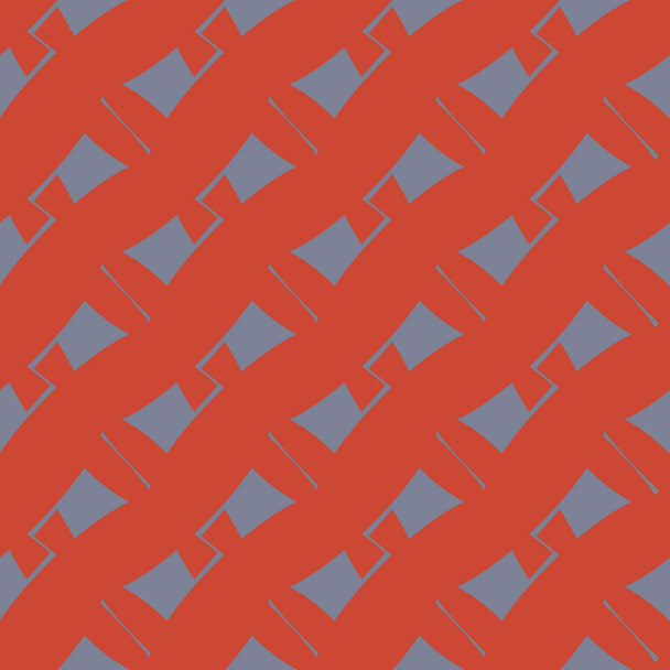 abstrakte Korbflechter geometrisches nahtloses Muster. Vektorillustration   - Vektor, Bild