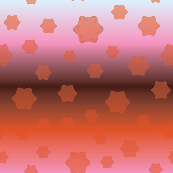 Abstract geometric colorful pattern with stars for background. - Vector, Image