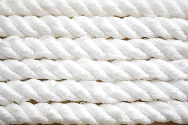 Detail bílé lano - Fotografie, Obrázek