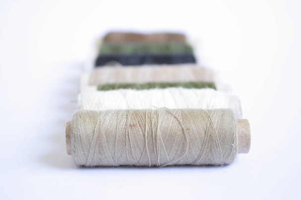 Close-up colored yarn - Photo, Image