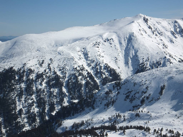 Amazing Winter Panorama from Todorka peak, Pirin Mountain, Bulgaria - Photo, image