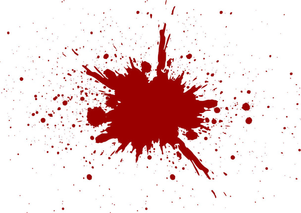 vecteur éclaboussure de sang conception isolée. illustration vectoriel design
 - Vecteur, image