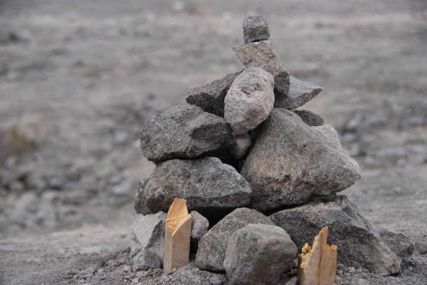 Merapi-vuoren tuhovaikutus sen ympäristöön - Valokuva, kuva