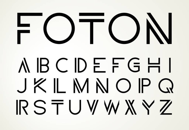 Vector moderne instellen. Moderne abstracte lettertype, alfabet. - Vector, afbeelding
