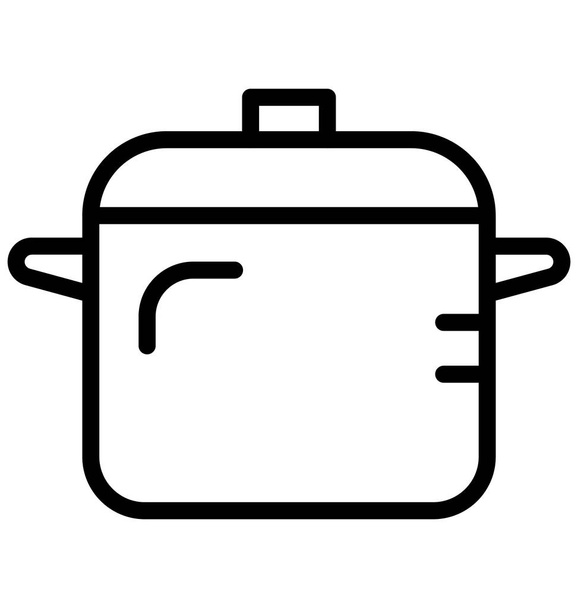 Frypan Isolated Vector icon which can be easily modified or edit - Vector, Image