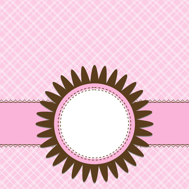 Template cards for the girl, vector - Vector, Imagen