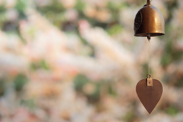 bell close up on nature background. - Valokuva, kuva