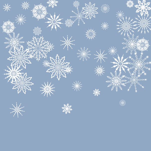Nuovo vettore di sfondo anno con fiocchi di neve che cadono
 - Vettoriali, immagini