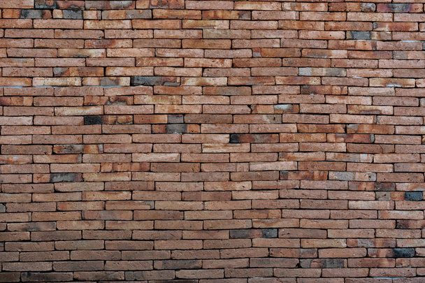 Hintergrund der alten braunen Ziegelsteinmauer - Foto, Bild