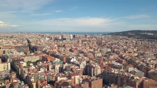 stadsgezicht van barcelona - Video