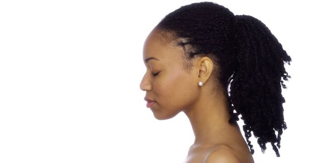 Profile of black woman - Foto, Imagem