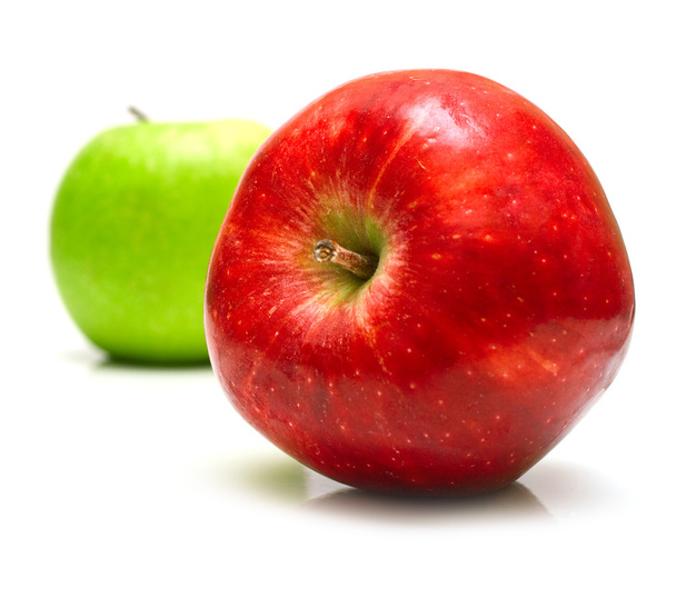 czerwone i zielone jabłka - Zdjęcie, obraz