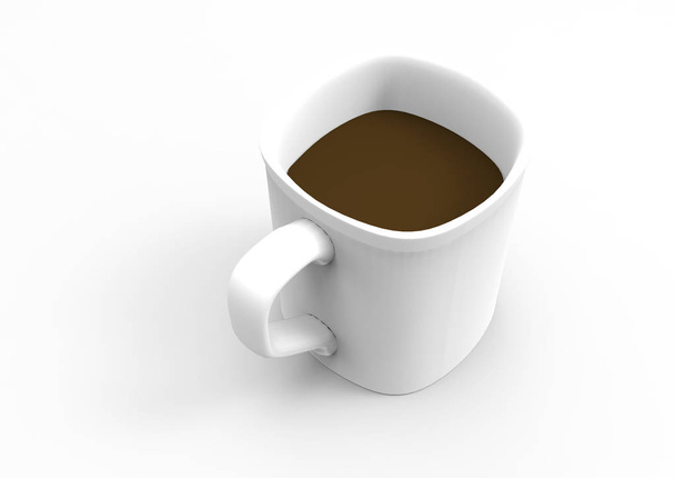 xícara de chá isolado no fundo branco - Foto, Imagem