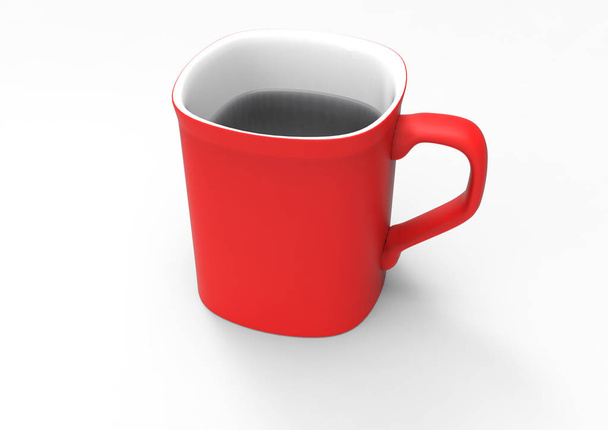 Tasse Tee isoliert auf weißem Hintergrund - Foto, Bild