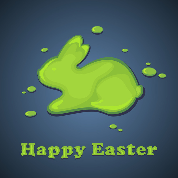 Painted Easter rabbit - Vektor, obrázek