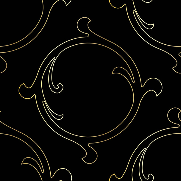 Retro pattern antique style acanthus. Seamless pattern - Vecteur, image