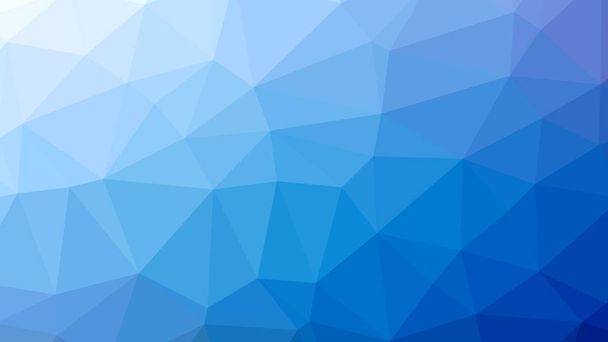 明るい青の多角形モザイクの背景、ベクトル図では、創造的なビジネス折り紙スタイルのグラデーションで - 写真・画像