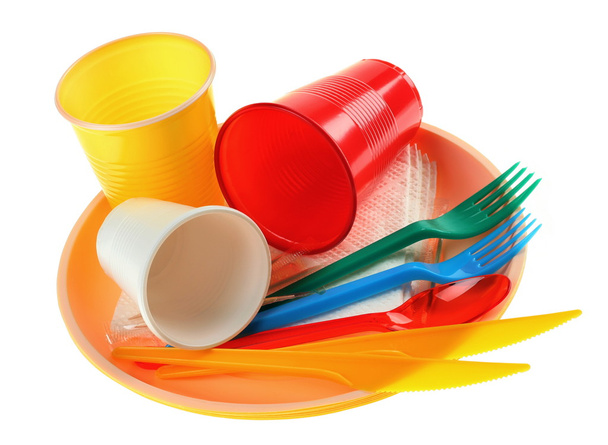 Plastic dishware - Photo, Image