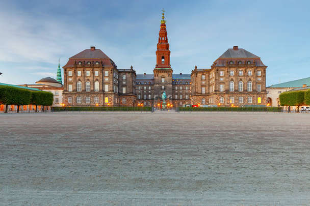 Copenhagen. Houses of Parliament. Christiansborg. - Foto, afbeelding