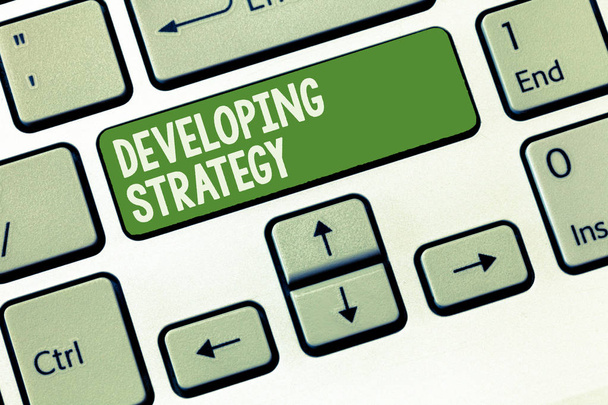 Tekstin kirjoittaminen Strategian kehittäminen. Organisaatioprosessin liiketoimintakonsepti Muutokset tavoitteiden saavuttamiseksi
 - Valokuva, kuva