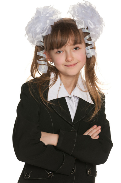Portret van een school meisje - Foto, afbeelding