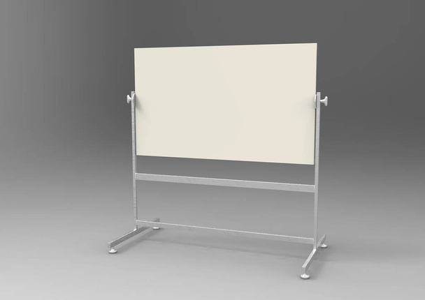 3D-lege presentatie bestuur geïsoleerd op witte achtergrond - Foto, afbeelding