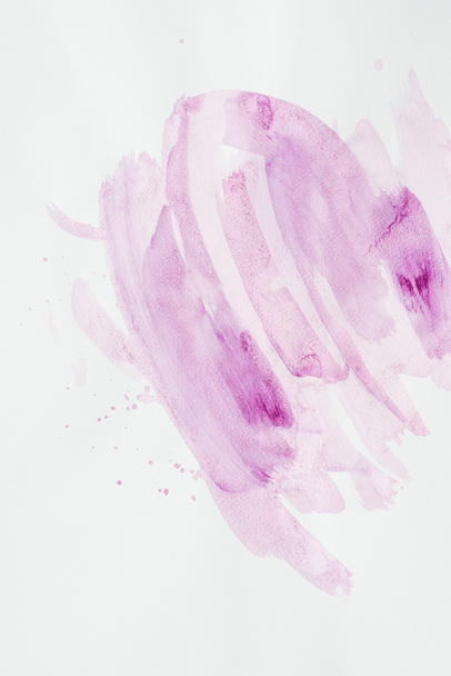 abstract background with purple watercolor strokes - Photo, Image