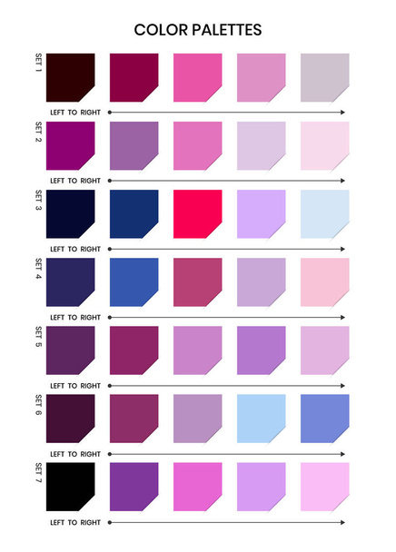 barevné palety vektorový design - Vektor, obrázek