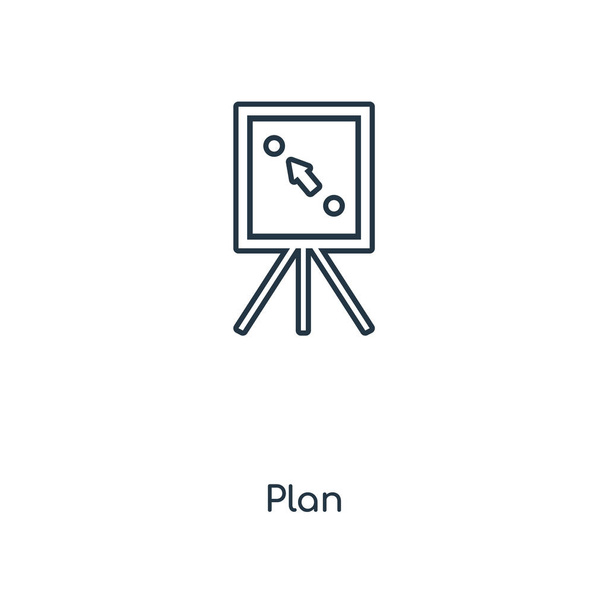 suunnitelma ikoni trendikäs muotoilu tyyliin. suunnitelma kuvake eristetty valkoisella taustalla. suunnitelma vektori kuvake yksinkertainen ja moderni tasainen symboli web-sivuston, mobiili, logo, sovellus, käyttöliittymä. suunnitelman kuvakevektorikuva, EPS10
. - Vektori, kuva