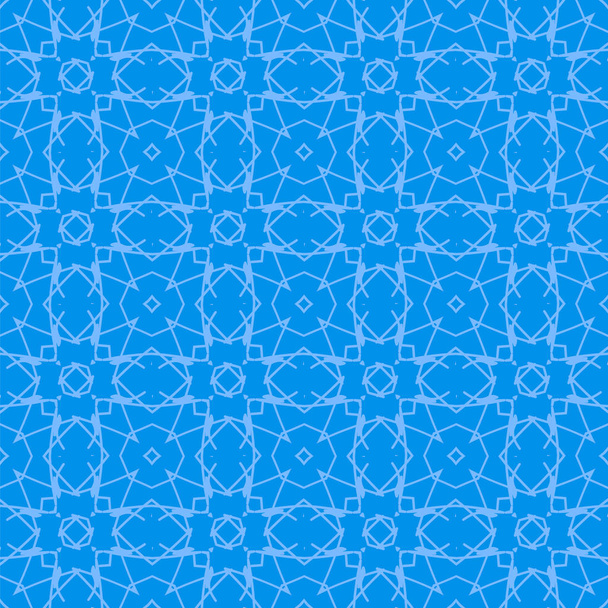 Синя Декоративна Безшовна лінія Візерунок
 - Фото, зображення