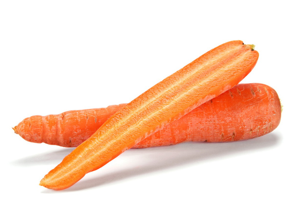 Zanahoria con rebanada
 - Foto, imagen