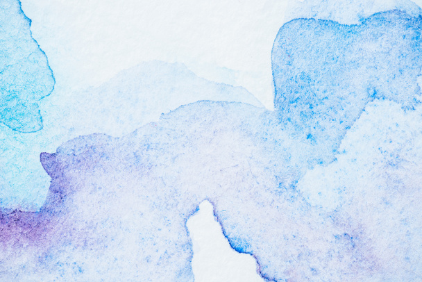 abstract light blue and purple watercolor background - 写真・画像