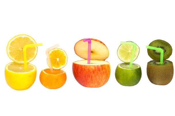 barevné abstraktní ovocný nápoj. - Fotografie, Obrázek