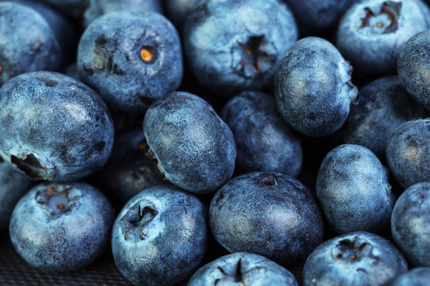 Close view of fresh ripe blueberries - Fotografie, Obrázek