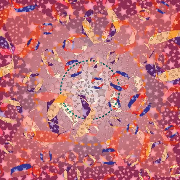 Patrón colorido geométrico abstracto con estrellas para el fondo
. - Vector, imagen