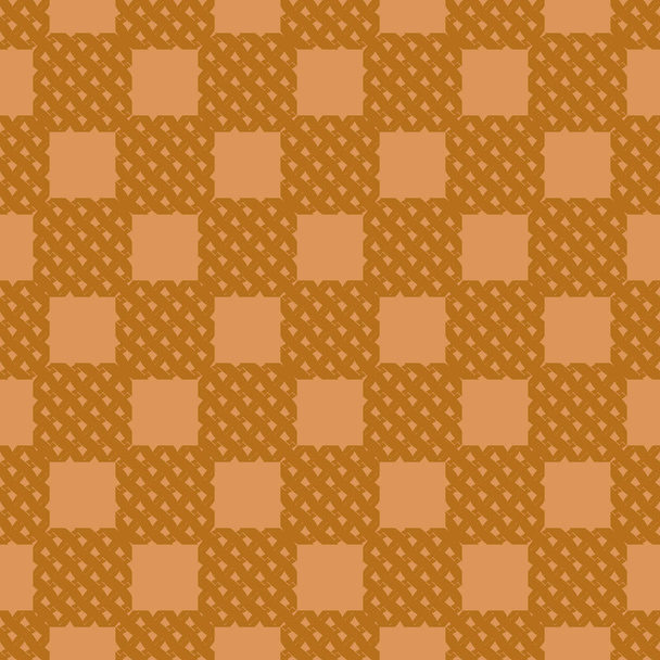 Abstract wicker geometric seamless pattern. Vector illustration  - Вектор, зображення