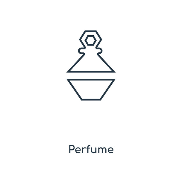 Parfüm ikon trendi design stílusban. Parfüm ikon elszigetelt fehér background. Parfüm vektor ikon egyszerű és modern lapos szimbólum a webhely, a mobil, a logó, a app, Ui. ikon-vektoros illusztráció, Eps10 parfüm. - Vektor, kép