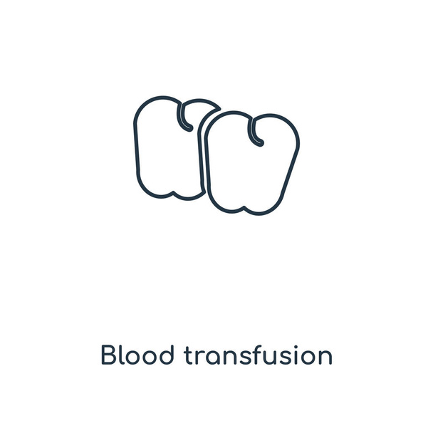 transfuzja krwi ikona w modny styl. transfuzja krwi ikona na białym tle. transfuzji krwi ikona proste i nowoczesne płaskie symbol wektor witryny sieci web, mobile, logo, aplikacji, interfejs użytkownika. transfuzja krwi ikona ilustracja wektorowa, Eps10. - Wektor, obraz