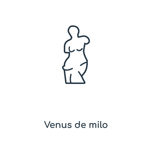 Venus de milo εικονίδιο στην μοντέρνα στυλ σχεδιασμού. Venus de milo εικονίδιο απομονώνονται σε λευκό φόντο. Venus de milo διάνυσμα εικονίδιο απλή και μοντέρνα επίπεδη σύμβολο για την ιστοσελίδα, λογότυπο, mobile app, Ui. Venus de milo εικονίδιο διανυσματικά εικονογράφηση, Eps10. - Διάνυσμα, εικόνα