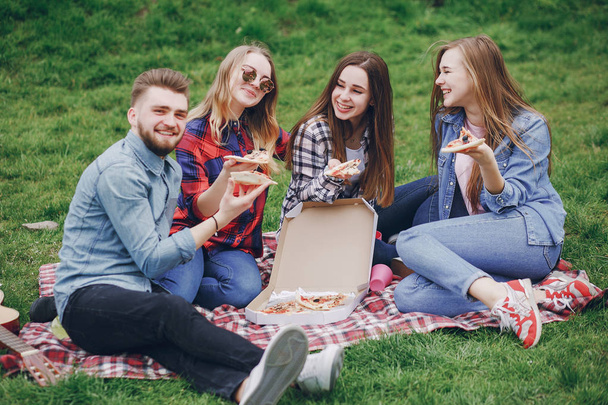 Friends on a picnic - Foto, imagen