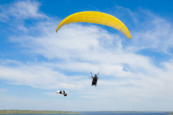 paragliding air travel, paraplane - Photo, Image