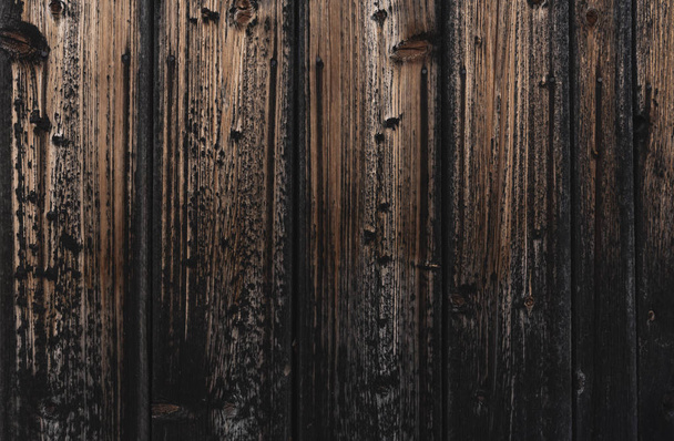 Weathered brown wood texture - Φωτογραφία, εικόνα